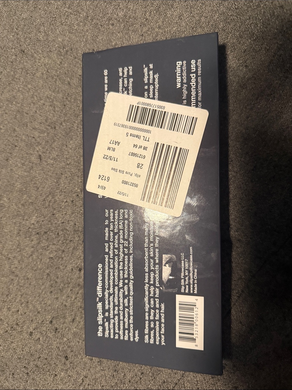 Slip silk eye mask, NWT - Picture 3 of 4